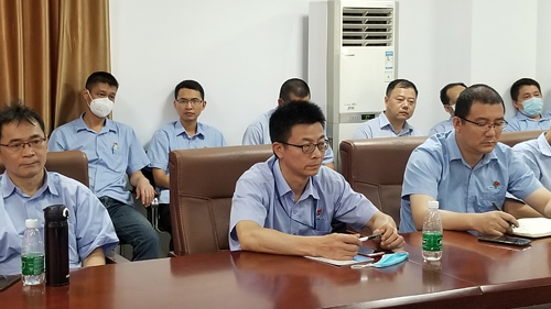广船国际组织人事部副部长邹海平同志到会监督指导