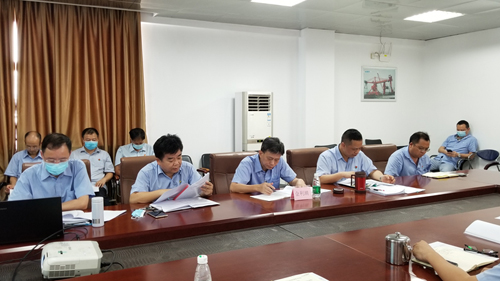 公司总经理林锦权同志宣布电梯公司组织机构调整及人员任命的有关安排